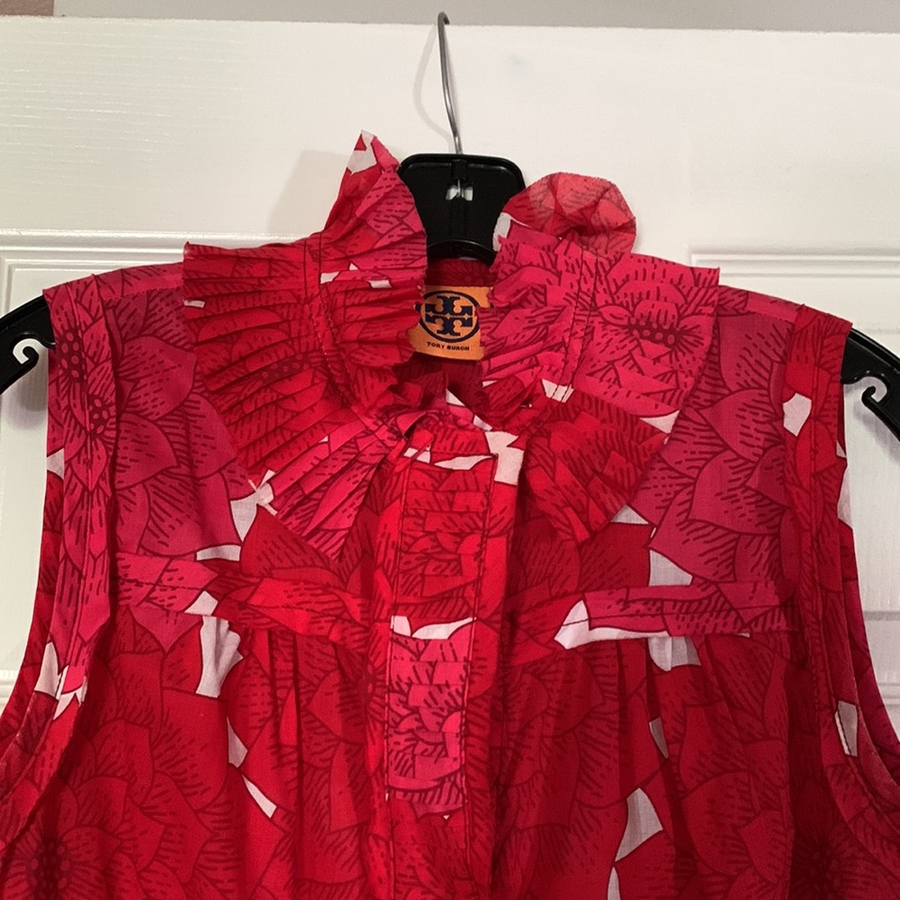 Gorgeous Tory Burch Tropical Blouse - Picture 2 of 4